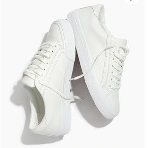 Madewell Sidewalk Low-Top Sneakers in Leather NWOT